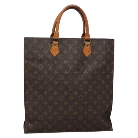 LOUIS VUITTON Monogram Sac Plat Hand Bag - Picture 1 of 16